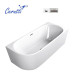 Ванна Ceruttispa Ami CT10091 170х75, Угловая-асимметричная, Белый, Акрил