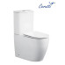 Унитаз Ceruttispa Vince CT10373 63х35, Напольный, Безободковый, Круглая, Белый, Керамика
