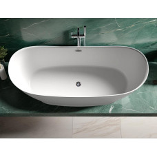 Ванна Ceruttispa Nemi CT10506 170х74, овальная, белый глянцевый, акрил, отдельностоящая