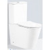 Унитаз Ceruttispa Piera CT10560 63х35, Напольный, Безободковый, Овальная, Белый, Керамика