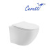 Унитаз Ceruttispa Orlter CT10572 49х36, Подвесной, Безободковый, Овальная, Белый, Керамика