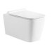 Унитаз Ceruttispa Viola Aria CT10583 52,5х36,5, Подвесной, Безободковый, Прямоугольная, Белый, Керамика