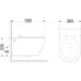 Унитаз Ceruttispa Barbaria CT10591 58,5х36, Безободковый, Овальная, Белый, Керамика Унитаз Ceruttispa Barbaria CT10591 58,5х36, Безободковый, Овальная, Белый, Керамика