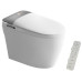 Унитаз Ceruttispa Ersilia CT10616 68х40, Безободковый, Овальная, Белый, Белый, серый, Керамика Унитаз Ceruttispa Ersilia CT10616 68х40, Безободковый, Овальная, Белый, Белый, серый, Керамика