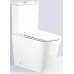Унитаз Ceruttispa Manlio CT10618 63х35, Напольный, Безободковый, Прямоугольная, Белый, Керамика Унитаз Ceruttispa Manlio CT10618 63х35, Напольный, Безободковый, Прямоугольная, Белый, Керамика