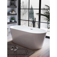 Ванна Ceruttispa Resia CT10866 160х75, Овальная, Белый, Акрил