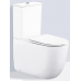 Унитаз Ceruttispa Mirko CT11090 63х35, Напольный, Безободковый, Прямоугольная, Белый, Керамика