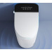 Унитаз Ceruttispa Ezio CT11168 68х40, Безободковый, Овальная, Белый, Белый, черный, Керамика