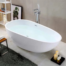 Ванна Ceruttispa CT11288 160х75, Овальная, Белый, Акрил