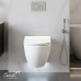 Унитаз Ceruttispa CT11388 49х33,5, Подвесной, Безободковый, Округлая, Белый, Керамика