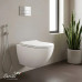 Унитаз Ceruttispa CT11388 49х33,5, Подвесной, Безободковый, Округлая, Белый, Керамика