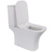Унитаз Ceruttispa Vettore CT7192 66,5х34,5, Напольный, Безободковый, Овальная, Белый, Керамика