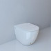 Унитаз Ceruttispa Barbaria Pulse CT7264 57,5х36,5, Безободковый, Овальная, Белый, Сантехнический фарфор Унитаз Ceruttispa Barbaria Pulse CT7264 57,5х36,5, Безободковый, Овальная, Белый, Сантехнический фарфор