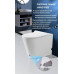 Унитаз Ceruttispa Argentera Pulse CT7267 57,5х36, Безободковый, Овальная, Белый, Керамика Унитаз Ceruttispa Argentera Pulse CT7267 57,5х36, Безободковый, Овальная, Белый, Керамика