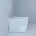 Унитаз Ceruttispa Disgrazia Pulse CT7269 60х35, Безободковый, Прямоугольная, Белый, Сантехнический фарфор Унитаз Ceruttispa Disgrazia Pulse CT7269 60х35, Безободковый, Прямоугольная, Белый, Сантехнический фарфор