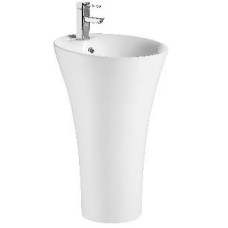 Раковина Ceruttispa Adelina CT7274 45,5х45,5, На пьедестале, Белый, Керамика