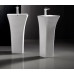 Раковина Ceruttispa Luca CT7283 45х43,5, На пьедестале, Прямоугольная, Белый, Керамика Раковина Ceruttispa Luca CT7283 45х43,5, На пьедестале, Прямоугольная, Белый, Керамика