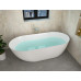 Ванна Ceruttispa Como CT7386 170х75, Овальная, Белый, Акрил