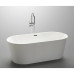 Ванна Ceruttispa Resia CT7388 168х73, овальная, белый глянцевый, акрил, отдельностоящая Ванна Ceruttispa Resia CT7388 168х73, овальная, белый глянцевый, акрил, отдельностоящая