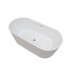 Ванна Ceruttispa Resia CT7388 168х73, овальная, белый глянцевый, акрил, отдельностоящая Ванна Ceruttispa Resia CT7388 168х73, овальная, белый глянцевый, акрил, отдельностоящая