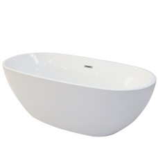 Ванна Ceruttispa d'ISEO CT7390 170х75, Овальная, Белый, Акрил