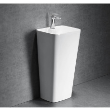 Раковина Ceruttispa Dorris CT7830 43х36, На пьедестале, Прямоугольная, Белый, Керамика