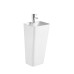 Раковина Ceruttispa Dorris CT7830 43х36, На пьедестале, Прямоугольная, Белый, Керамика Раковина Ceruttispa Dorris CT7830 43х36, На пьедестале, Прямоугольная, Белый, Керамика