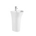 Раковина Ceruttispa Simona CT7832 48х42, На пьедестале, Полукруглая, Белый, Керамика
