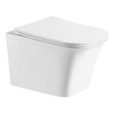 Унитаз Ceruttispa Arno CT7839 49х36, Подвесной, Безободковый, Прямоугольная, Белый, Керамика