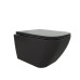 Унитаз Ceruttispa Mimi CT8920 51х35, Подвесной, Безободковый, Прямоугольная, Черный матовый, Керамика Унитаз Ceruttispa Mimi CT8920 51х35, Подвесной, Безободковый, Прямоугольная, Черный матовый, Керамика
