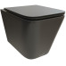 Унитаз Ceruttispa Maiella CT9163 50х35, Подвесной, Безободковый, Прямоугольная, Черный матовый, Керамика Унитаз Ceruttispa Maiella CT9163 50х35, Подвесной, Безободковый, Прямоугольная, Черный матовый, Керамика