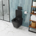 Унитаз Ceruttispa Maiella CT9163 50х35, Подвесной, Безободковый, Прямоугольная, Черный матовый, Керамика Унитаз Ceruttispa Maiella CT9163 50х35, Подвесной, Безободковый, Прямоугольная, Черный матовый, Керамика