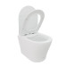 Унитаз Ceruttispa Adige CT9245 49х36, Подвесной, Безободковый, Овальная, Белый матовый, Керамика Унитаз Ceruttispa Adige CT9245 49х36, Подвесной, Безободковый, Овальная, Белый матовый, Керамика