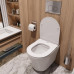 Унитаз Ceruttispa Adige CT9245 49х36, Подвесной, Безободковый, Овальная, Белый матовый, Керамика Унитаз Ceruttispa Adige CT9245 49х36, Подвесной, Безободковый, Овальная, Белый матовый, Керамика