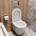 Унитаз Ceruttispa Adige CT9245 49х36, Подвесной, Безободковый, Овальная, Белый матовый, Керамика Унитаз Ceruttispa Adige CT9245 49х36, Подвесной, Безободковый, Овальная, Белый матовый, Керамика