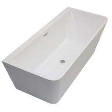 Ванна Ceruttispa Lugano CT9344 170х75, трапеция, белый глянцевый, акрил, пристенная