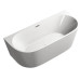 Ванна Ceruttispa Vettore CT9345 170х75, овальная, белый глянцевый, акрил, пристенная Ванна Ceruttispa Vettore CT9345 170х75, овальная, белый глянцевый, акрил, пристенная