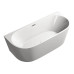 Ванна Ceruttispa Vettore CT9345 170х75, овальная, белый глянцевый, акрил, пристенная Ванна Ceruttispa Vettore CT9345 170х75, овальная, белый глянцевый, акрил, пристенная