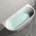 Ванна Ceruttispa Vettore CT9345 170х75, овальная, белый глянцевый, акрил, пристенная Ванна Ceruttispa Vettore CT9345 170х75, овальная, белый глянцевый, акрил, пристенная
