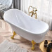 Ванна Ceruttispa Classic CT9667 157х77, Овальная, Белый, Акрил, Белый глянец, без смесителя!