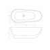 Ванна Ceruttispa Mimi CT9671 170х80, Нестандартная, Белый, Акрил Ванна Ceruttispa Mimi CT9671 170х80, Нестандартная, Белый, Акрил