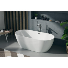 Ванна Ceruttispa d'ISEO CT9902 150х75, овальная, белый глянцевый, акрил, отдельностоящая