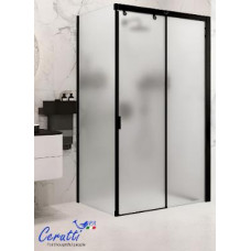 Душевой уголок Ceruttispa MARBELLA120BF R 80х120, Правая, Черный