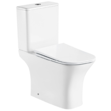 Унитаз Ceruttispa N\N7192 665x345x770 66,5х34,5, Напольный, Безободковый, Белый, Керамика