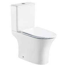 Унитаз Ceruttispa N\N7193 650x340x770 65х34, Напольный, Безободковый, Белый, Керамика
