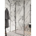 Душевой уголок Ceruttispa VICTORIA120 120х90, Распашная, Стекло прозрачное, Прямоугольная, Хром