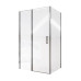 Душевой уголок Ceruttispa VICTORIA120 120х90, Распашная, Стекло прозрачное, Прямоугольная, Хром