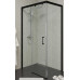 Душевой уголок Ceruttispa VITO110B-L 80х110, Раздвижная, Стекло прозрачное, Прямоугольная, Левая, Черный