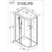 Душевой поддон DTO D D102SLLED 120х80, Угловая, Хром, Акрил, Стекло матовый Душевой поддон DTO D D102SLLED 120х80, Угловая, Хром, Акрил, Стекло матовый