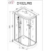 Душевой поддон DTO D D102SREL 120х80, Угловая, Хром, Акрил, Электрический, Стекло матовый